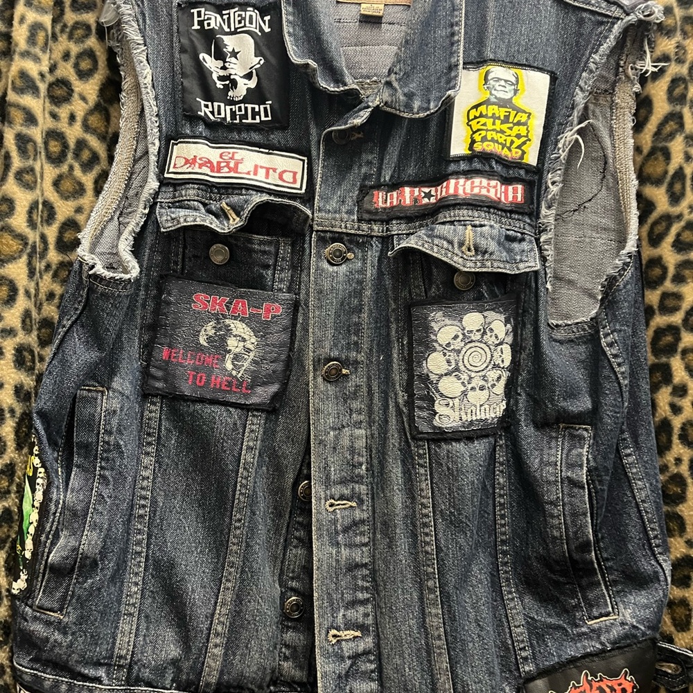 U.S. Polo Assn. Denim Vest with Patches